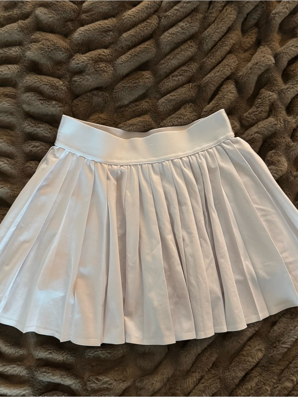 Aritzia Golden White Pleated Tennis Skirt XS